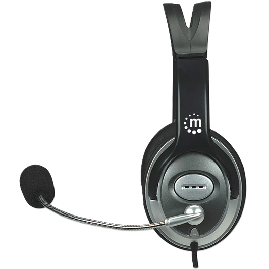 Audifono Diadema,manhattan,17555, C/microfono V3 Mediano
