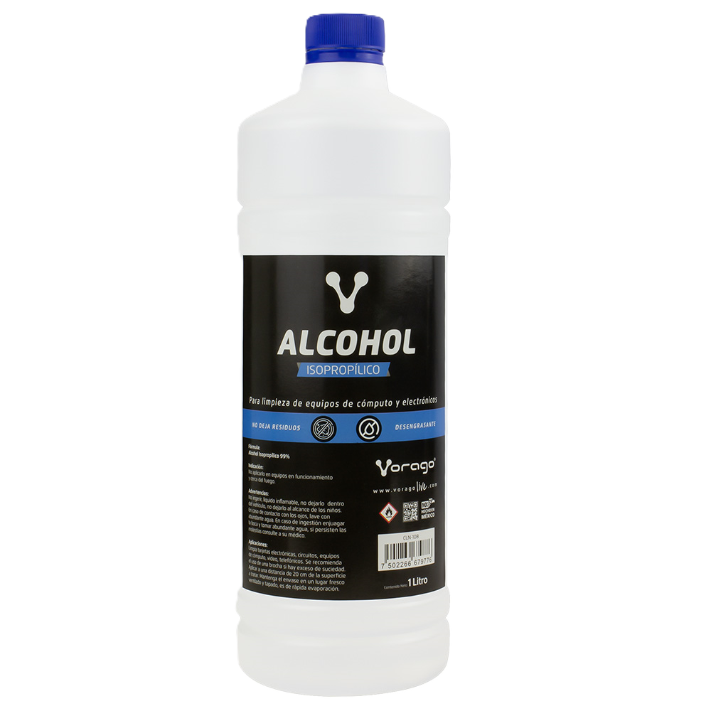 Alcohol Isopropilico Vorago Cln-108 1 Litro