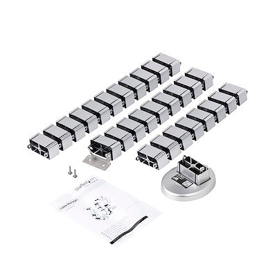 Conducto Flexible Para Administracin De Cableado Con Placa De Base Lastrada - Startech.com Mod. Cmvbmod