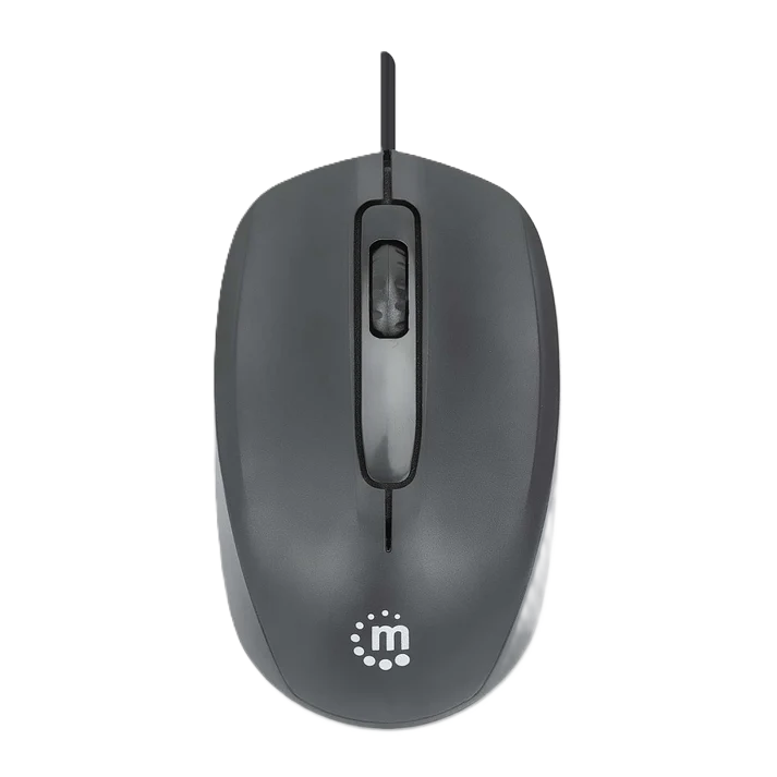 Mouse,manhattan,190190, Optico Estndar Usb Negro