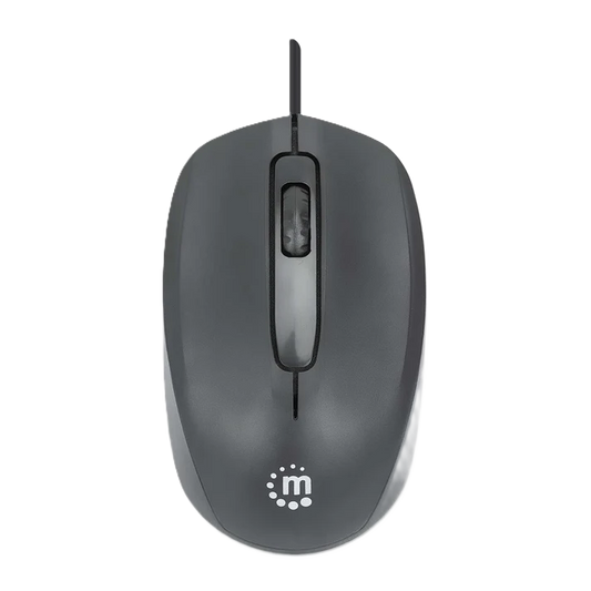 Mouse,manhattan,190190, Optico Estndar Usb Negro