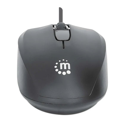 Mouse,manhattan,190190, Optico Estndar Usb Negro