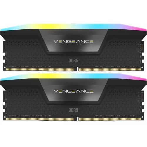 Memoria Ram Corsair Ddr5 Rgb Vengeance 48gb 2 X 24gb 6000mt/s Cl30 Black