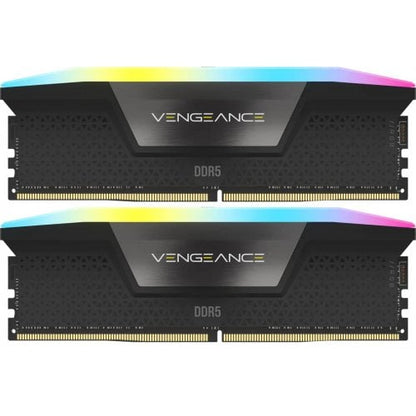 Memoria Ram Corsair Ddr5 Rgb Vengeance 48gb 2 X 24gb 6000mt/s Cl30 Black