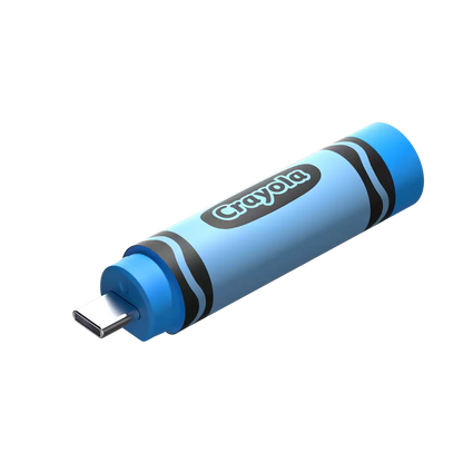 Memoria Sandisk 256gb Usb Tipo-c Crayola Cerulean Blue Sdczic-256g-g46b
