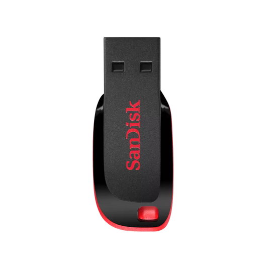Memoria Sandisk 32gb Usb 2.0 Cruzer Blade Z50 Negro C/rojo Sdcz50-032g-b35