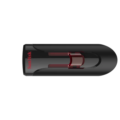 Memoria Sandisk 64gb Usb 3.0 Cruzer Glide Z600 Negro C/rojo Sdcz600-064g-g35