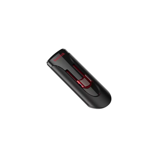 Memoria Sandisk 128gb Usb 3.0 Cruzer Glide Z600 Negro C/rojo Sdcz600-128g-g35