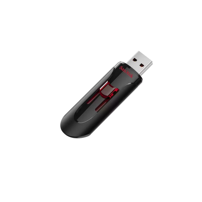Memoria Sandisk 64gb Usb 3.0 Cruzer Glide Z600 Negro C/rojo Sdcz600-064g-g35