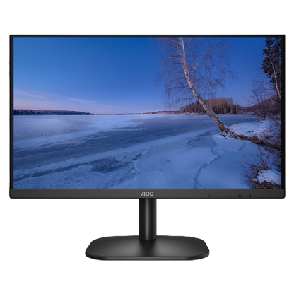 Monitor Led De 23.8" Vesa, Resolución 1920 X 1080 Pixeles, Entradas De Video Vga/hdmi. Panel Va Lcd Backlight Led. Ultra Delgado