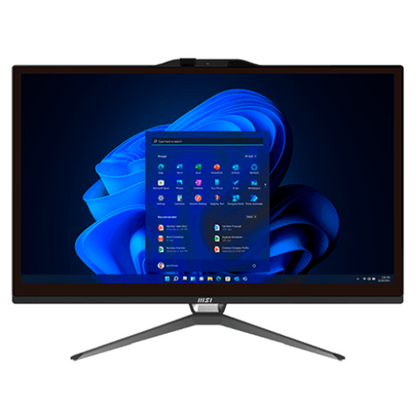 All In One Msi 21.5/fhd/m Touch/pentium Gold 7400/4gb/128gbssd/intel H610 Blk/w11