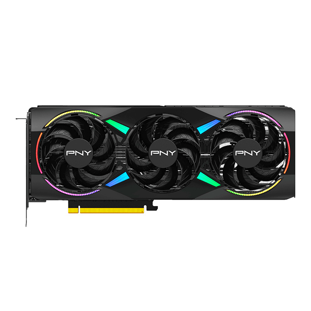 Tarjeta De Video Pny Geforce Rtx 5070 Triple Fan Argb Oc / 12gb Gddr7 Pcie 5.0 X16 / Gama Alta / Gamer