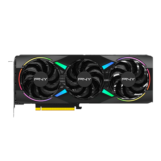 Tarjeta De Video Pny Geforce Rtx 5070 Triple Fan Argb Oc / 12gb Gddr7 Pcie 5.0 X16 / Gama Alta / Gamer