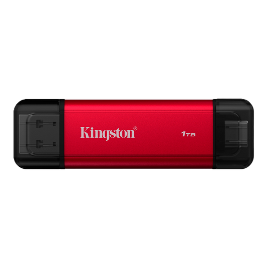 Unidad De Estado Solido Kingston Externo Dual Usb-a/c 1tb Gen 2 Lect.1050/escrit.950 Mb/s Portable Spsd/1tb