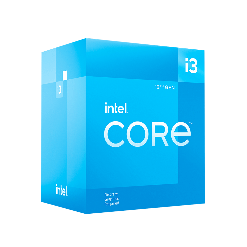 Procesador Intel Core I3-12100f S-1700 12a Gen /3.3 - 4.3 Ghz /cache 12mb /4 Cores /sin Graficos /con Disipador /computo Basico Ipa