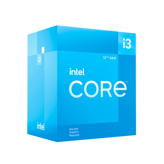 Procesador Intel Core I3-12100f S-1700 12a Gen /3.3 - 4.3 Ghz /cache 12mb /4 Cores /sin Graficos /con Disipador /computo Basico Ipa