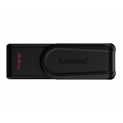 Memoria Flash Usb Kingston Data Traveler Exodia S 64gb Gen 1 3.2 Tipo A C/tapa Giratoria Negro Dtxs/64gb