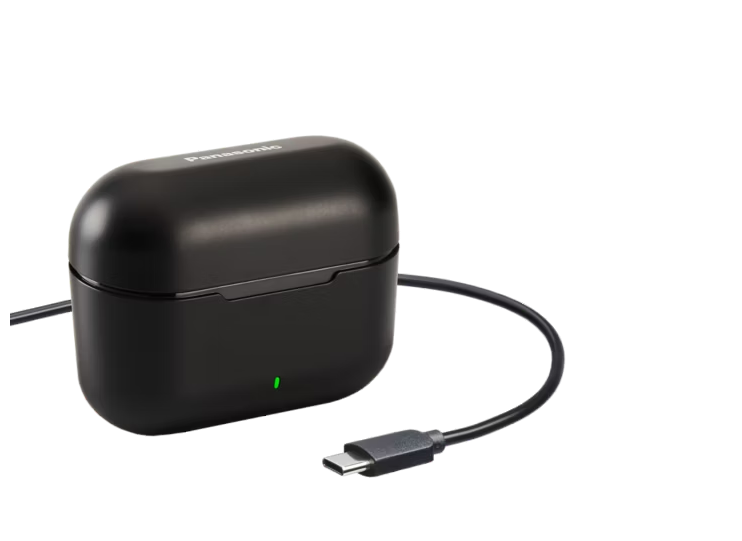 Audifonos Bluetooth Tipo True Wireless In-ear Panasonic Rz-b310wde-k, Color Negro, Funcion Manos Libres/microfono, Cancelacion De Ruido Activa, Resistencia Ipx4, 5 Horas De Reproduccion Continua,