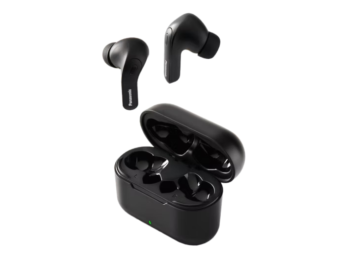 Audifonos Bluetooth Tipo True Wireless In-ear Panasonic Rz-b310wde-k, Color Negro, Funcion Manos Libres/microfono, Cancelacion De Ruido Activa, Resistencia Ipx4, 5 Horas De Reproduccion Continua,