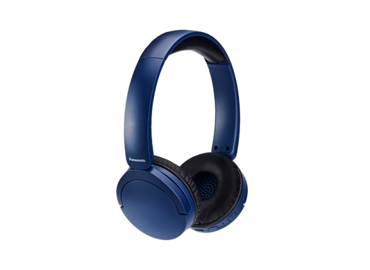 Audifonos Bluetooth Tipo Diadema (on-ear) Panasonic Rb-hf630be-a, Color Azul, Funcion Manos Libres/microfono, 72 Horas Bateria, Ultralivianos
