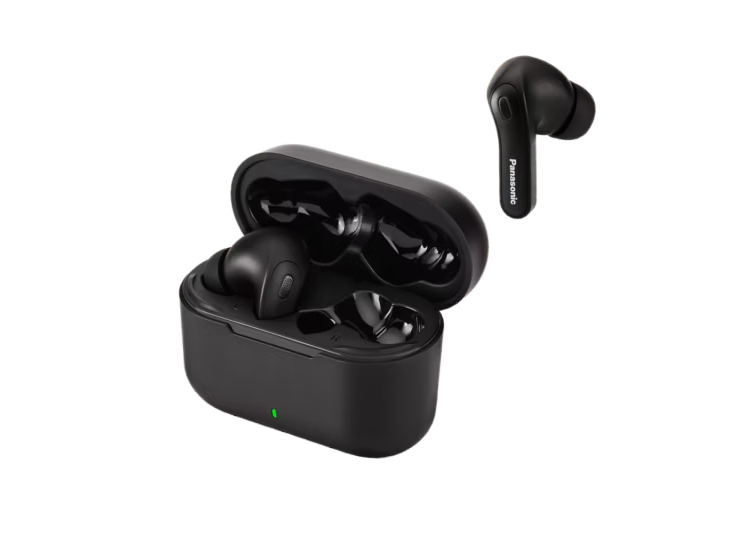 Audifonos Bluetooth Tipo True Wireless In-ear Panasonic Rz-b310wde-k, Color Negro, Funcion Manos Libres/microfono, Cancelacion De Ruido Activa, Resistencia Ipx4, 5 Horas De Reproduccion Continua,