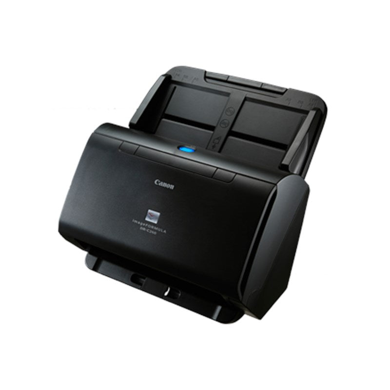 Escaner Canon Dr-c240, 45 Ppm/90 Ipm, 600 Dpi, 24 Bits, Usb, Duplex, Adf, Compatible Windows, Alimentacion 60 Hojas, Oficio, Vertical, Escaneo Diario 4000
