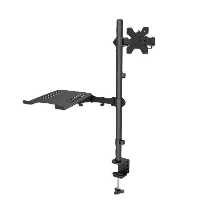 Soporte Combinado,manhattan,462136, De Escritorio Para Laptop Y Monitor De 13 A 32