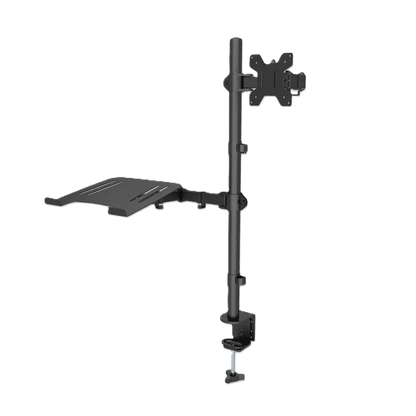 Soporte Combinado,manhattan,462136, De Escritorio Para Laptop Y Monitor De 13 A 32