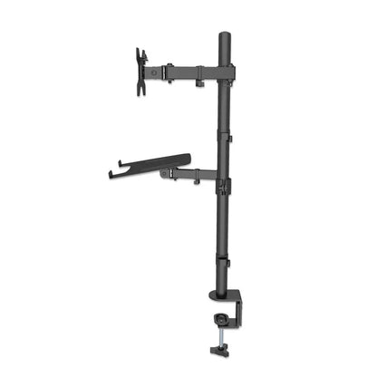 Soporte Combinado,manhattan,462136, De Escritorio Para Laptop Y Monitor De 13 A 32