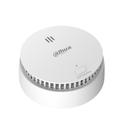 Detector De Humo InalÁmbrico/ Dahua/ Dhi-hy-sa21a-w2 - / Sensor FotoelÉctrico De Doble CÁmara / Sirena Interna De 85db / FunciÓn De Prueba Y Silenciar / Alarma Visual Y Sonora / Indicador Led