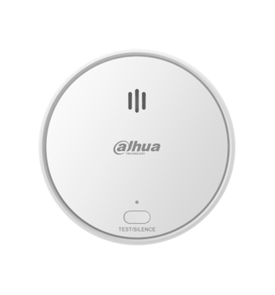 Detector De Humo InalÁmbrico/ Dahua/ Dhi-hy-sa21a-w2 - / Sensor FotoelÉctrico De Doble CÁmara / Sirena Interna De 85db / FunciÓn De Prueba Y Silenciar / Alarma Visual Y Sonora / Indicador Led