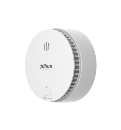 Detector De Humo InalÁmbrico/ Dahua/ Dhi-hy-sa21a-w2 - / Sensor FotoelÉctrico De Doble CÁmara / Sirena Interna De 85db / FunciÓn De Prueba Y Silenciar / Alarma Visual Y Sonora / Indicador Led