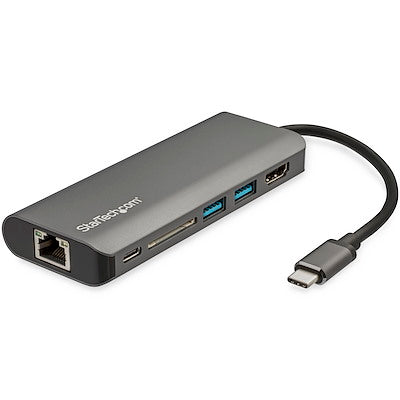 Docking Station Usb-c Con Hdmi - 4k - Mac / Windows - Lector De Tarjetas Sd - Hub Usb C A Usb 3.0 - 2x Usb-a 1x Usb-c Pd 3.0 - Startech.com Mod. Dkt30csdhpd3