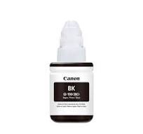 Botella De Tinta Canon Gi-190 Bk Negra, Rendimiento 6000 Paginas