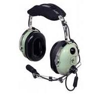 Auriculares de aviación, con micrófono, sobre la cabeza, helicóptero