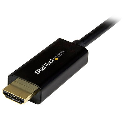 Cable Adaptador De 2m Displayport A Hdmi - Color Negro - Ultra Hd 4k - Startech.com Mod. Dp2hdmm2mb