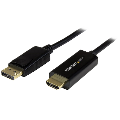 Cable Adaptador De 1m Displayport A Hdmi - Color Negro - Ultra Hd 4k - Startech.com Mod. Dp2hdmm1mb