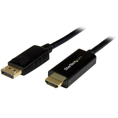 Cable Adaptador De 5m Displayport A Hdmi - 4k 30hz - Cable Convertidor Dp A Hdmi Ultra Hd - Negro - Startech.com Mod. Dp2hdmm5mb