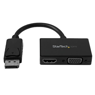 Adaptador Dp De Audio/video Para Viajes - Convertidor Displayport A Hdmi O Vga Compatible Con Thunderbolt 1920x1200 - Startech.com Mod. Dp2hdvga