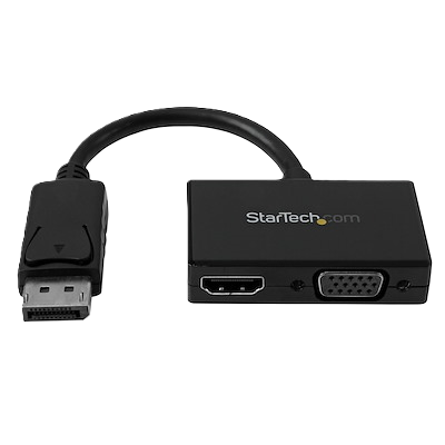 Adaptador Dp De Audio/video Para Viajes - Convertidor Displayport A Hdmi O Vga Compatible Con Thunderbolt 1920x1200 - Startech.com Mod. Dp2hdvga