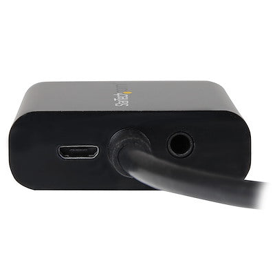 Adaptador De Video Displayport A Vga Con Audio Convertidor  Hembra Vga Hd15 A Macho Dp 1920x1200 - Startech.com Mod. Dp2vgaa