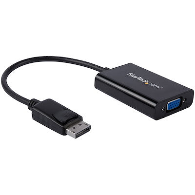 Adaptador De Video Displayport A Vga Con Audio Convertidor  Hembra Vga Hd15 A Macho Dp 1920x1200 - Startech.com Mod. Dp2vgaa
