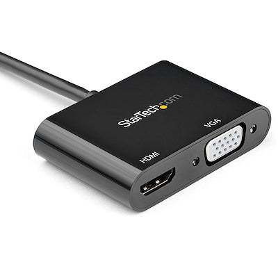 Adaptador De Video Displayport A Hdmi Vga - Dongle Convertidor Displayport 1.2 Hbr2 A Hdmi 2.0 O Vga 1080p - Startech.com Mod. Dp2vgahd20