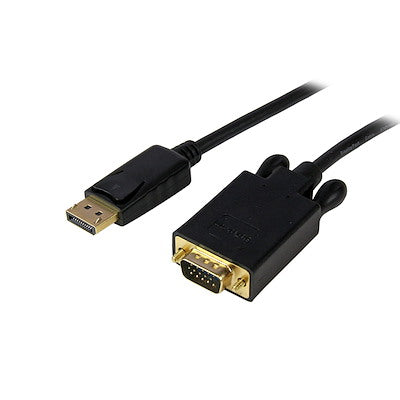 Cable Adaptador De 1.8m Convertidor De Video Displayport Dp A Vga - Activo - 1080p - Negro - Startech.com Mod. Dp2vgamm6b