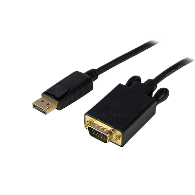 Cable Adaptador De 1.8m Convertidor De Video Displayport Dp A Vga - Activo - 1080p - Negro - Startech.com Mod. Dp2vgamm6b