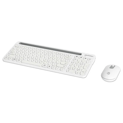 Teclados/manhattan/180580/kit De Teclado Y Mouse InalÁmbricos Con ConexiÓn Dual Usb Y Bluetooth