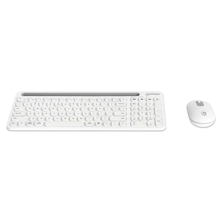 Teclados/manhattan/180580/kit De Teclado Y Mouse InalÁmbricos Con ConexiÓn Dual Usb Y Bluetooth