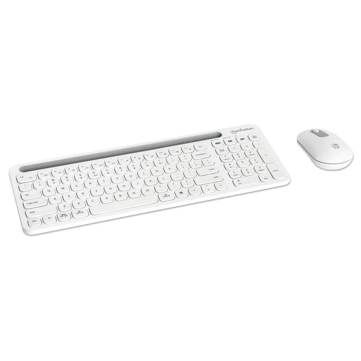 Teclados/manhattan/180580/kit De Teclado Y Mouse InalÁmbricos Con ConexiÓn Dual Usb Y Bluetooth