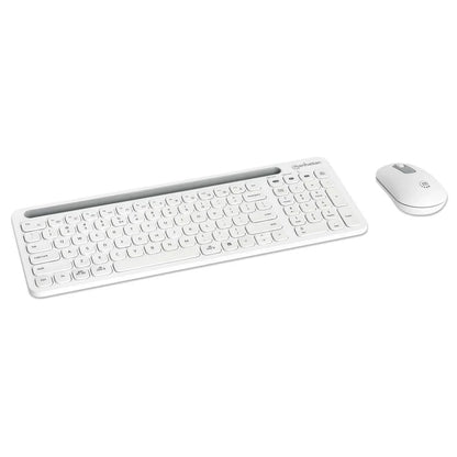 Teclados/manhattan/180580/kit De Teclado Y Mouse InalÁmbricos Con ConexiÓn Dual Usb Y Bluetooth