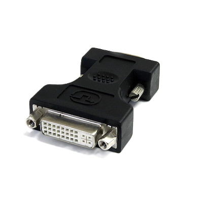 Adaptador De Video Dvi-i A Vga - Dvi-i Hembra - Hd15 Macho - Negro - Startech.com Mod. Dvivgafmbk